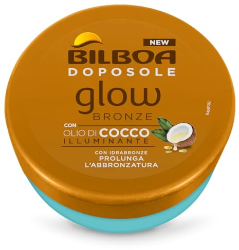 Bilboa After Sun Intensive Bronze, Aftersun mit Mandelöl, feuchtigkeitsspendend und pflegend, verlängert die Bräunung und Pflege, dermatologisch getestet, 250 ml