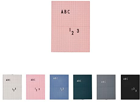 Design Letters Buchstabentafel A4 Nude 29x21 cm | Weihnachtsdekoration Stecktafel, Memoboard & Spruchtafel | Nachrichtentafel für Wochenplaner, Menüs & Zitate | skandinavische Wanddeko