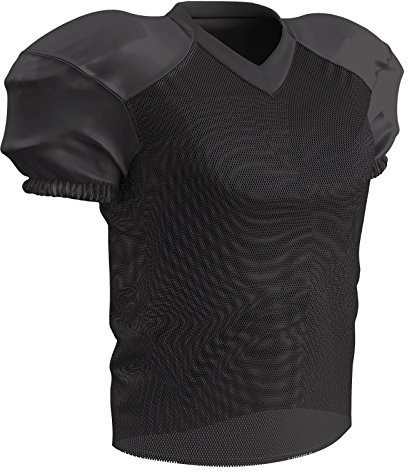 Champro Herren Football Practice Jersey Time Out Fußballtrikot aus Polyester, Schwarz, XL EU