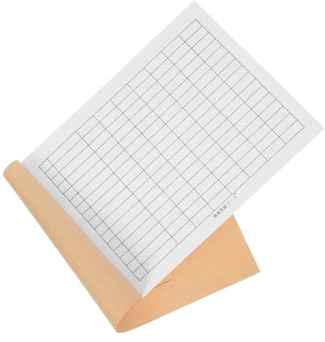 TOYZFRIENDY Leeres Buchhaltungsbuch mit Karierten Seiten Geschäftsbuch für Büro und Zuhause Robustes Papier Vielseitiges Finanz und Inventurbuch