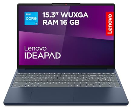 Lenovo IdeaPad Slim 3 Laptop | 15.6" WUXGA Display | Intel Core i5-13420H | 16GB RAM | 512GB SSD | Intel UHD Grafik | Windows 11 Home | QWERTZ | Cosmic Blue | 3 Monate Premium Care