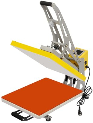 2500W Transferpresse 40x50cm mit LCD-Touchscreen, Halbautomatische Heat Press Maschine mit Intelligenter Temperatur- & Zeitsteuerung, für T-Shirts, Taschen & Textildruck