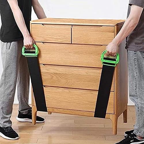 2PCS Tragegurte Umzug, Transportgurt, 200CM Schwerlast Umzug Hebegurt Tragegurt - Lasten 600lbs, Einfaches Heben, Tragen, Bewegen von Boxen Möbeln Haushaltsgeräten