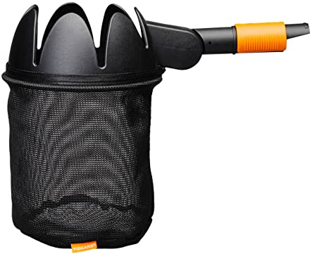 Fiskars Obstpflücker für Fiskars QuikFit Stiele, Werkzeugkopf, Länge: 32 cm, Glasfaserverstärkter Kunststoff/Baumwolle, Schwarz/Orange, QuikFit, 1000693