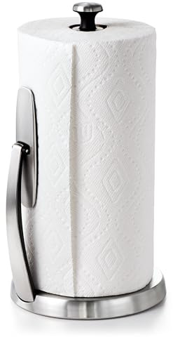 OXO Good Grips Küchenrollenhalter SimplyTear aus Edelstahl