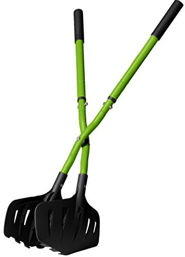Earthwise 50002 Gator Grabber Teleskop-Reinigungswerkzeug, Grün/Schwarz