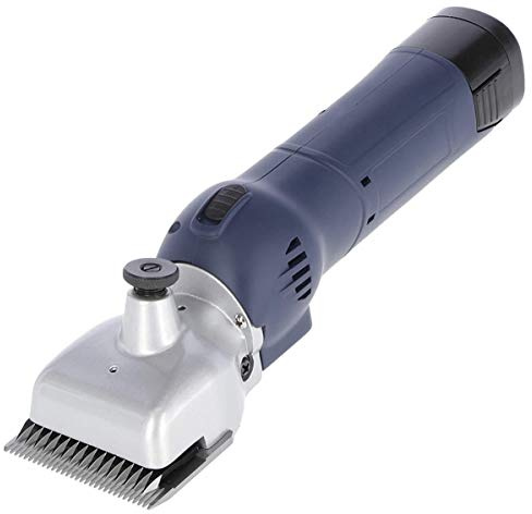 CLIPSTER Akkuschermaschine FarmClipper Akku2, Tierschermaschine, inkl. 2 Akkus, blau, 28,5x8x8cm, Pferdeschur, Veterinäre, Akkulaufzeit 120min