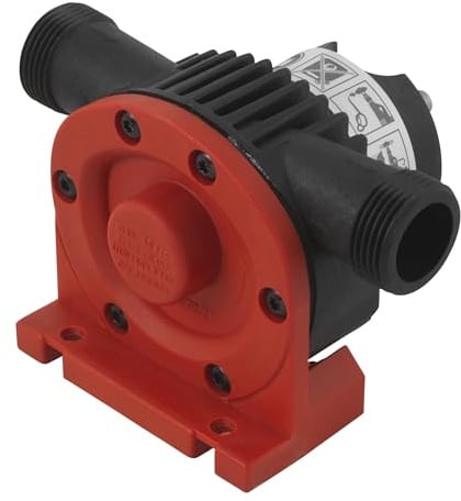 wolfcraft Bohrmaschinen Pumpe - Selbstansaugende Wasserpumpe - 3000 l/h - ideal als Gartenpumpe oder zum Auspumpen von Pools, Wasserbetten, Fässern - Made in Europe - 2207000