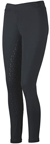 Lazura Kinder Reitleggings Silikon Vollbesatz Liliana schwarz 92