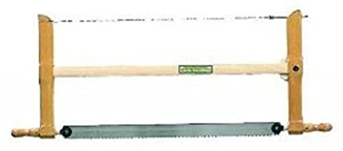 Ulmia 270-600 Säge / Spannsäge 270-600 ~ große auf Stoß stehende Sägezähne, für gröbere Schnitte, geeignet zum Zuschneiden und Querschneiden von Schnittholz ~ Sägeblattlänge: 600 mm, Zahnweite: 5,0 mm