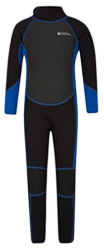 Mountain Warehouse Kinder-Neoprenanzug - 2mm, Kinder-Schwimmanzug mit LSF 50+, Wetsuit aus Neopren für Jungen und Mädchen - Frühling, Sommer, Schwimmen Kohle Kinder 140 EU (9-10 Jahre)