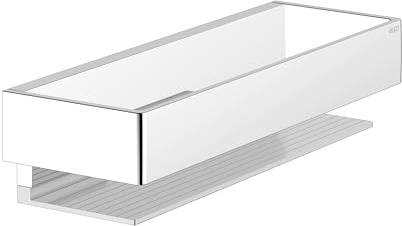 Keuco Edition 11 Duschkorb 30 cm, Aluminium eloxiert und verchromt | abnehmbar, inkl. Schrauben und Dübel, Duschablage zum Bohren