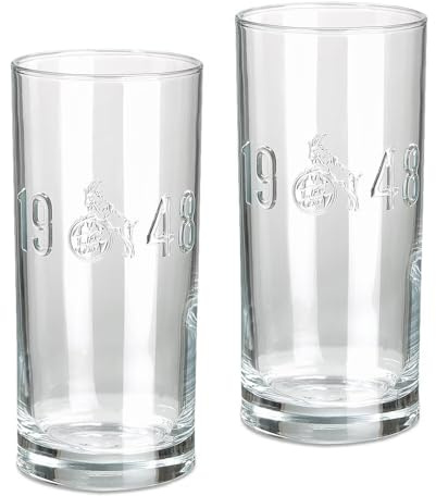 1.FC Köln Trinkglas Relief 2er Set