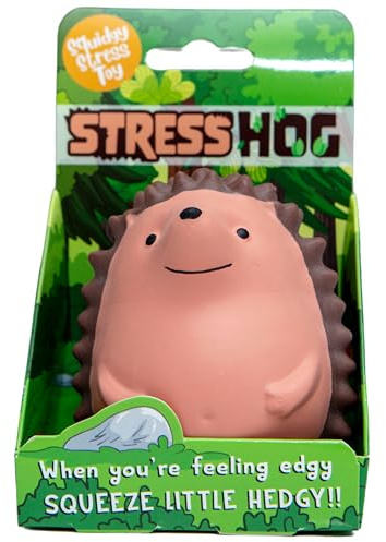 Boxer Gifts Squishy Stress-Igel - Fidget Toys & Stressball - Pop it Anti-Stress Spielzeug für Kinder & Erwachsene- Entspannung & Angstabbau - Lustiges Geschenk & Schreibtischzubehör