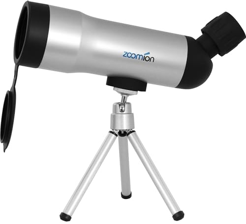 Zoomion Fox Spektiv 20x50mm | für Vogelbeobachtung und Sportschützen | Kompakt und spritzwasserfest | inklusive Stativ & Halterung | mehrfache Linsenvergütung