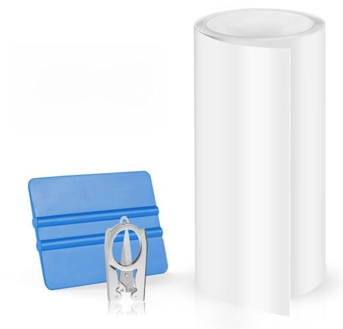 OSDUE Pool Reparaturset, 10x150cm Pool Flicken TPU Selbstklebend Set, Pool Flickzeug, Wasserdichtes Unterwasser Klebeband für Aufblasbare Kajaks, Kanus, Luftmatratzen, Zelte, Schwimmbäder