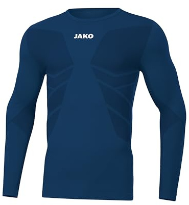 JAKO Herren Longsleeve Comfort 2.0, Navy, L