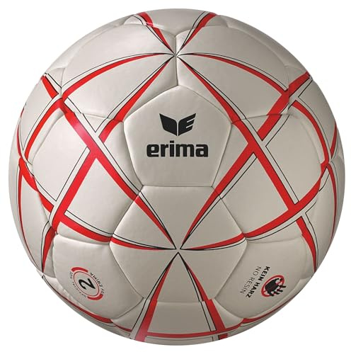 Erima Magic White Pro Handball (7202508), weiß/rot, 3