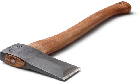 Handgeschmiedete Spaltaxt KLY SV 510mm aus schwedischem Qualitätsstahl I Hultafors I Geschmiedet in Schweden I 1390g Premium Axt mit Hickory Holzstiel I Nachschleifbar I 840581