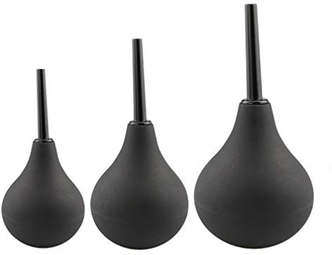 SUPVOX Ohrenreiniger Ohrreiniger Ohrenschmalzentferner Ohrenspülung Medizinische Ohrenspritze für Erwachsene Kinder 224 ml - Größe L (Schwarz)