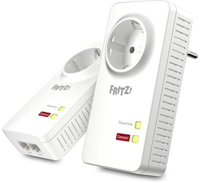 AVM FRITZ!Powerline 1220E Set International, 1.200 MBit/s, 2x Gigabit-LAN