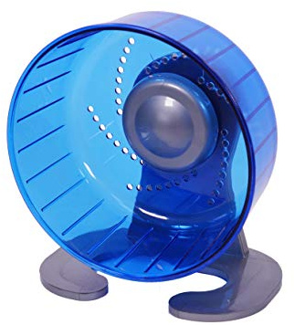 Rosewood Pico Laufrad für Hamster mit Ständer, blau
