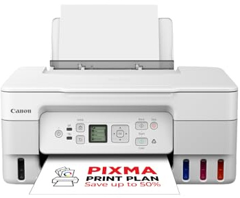 Canon PIXMA G3571 Serie – All-in-One MegaTank Drucker, Kopierer & Scanner für den Heimgebrauch | Kabellose Smartphone-Verbindung Drucker für Zuhause