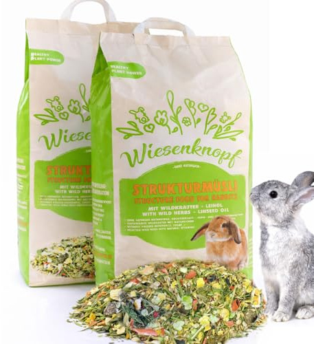 Wiesenknopf Kaninchenfutter Strukturmüsli 15kg