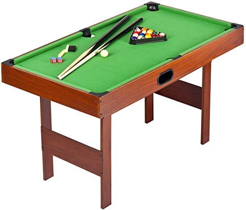 Leomark Billardtisch aus Holz Classic Grün, Poolbillard-Set Zubehör 70 cm