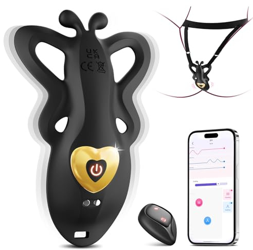 String Sexspielzeug Sets Vibrator Sex Spielzeug für die Frau Paare, KI-Interaktiven Vibratorensets für Frauen Klitoris Vulva, 9 Vibrationen mit APP Fernbedienung Butterfly Extrem Sex Bdsm