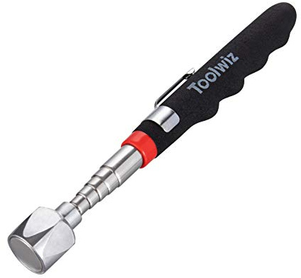Stab-Magnet bis zu 7,2kg (16lb) 80 cm Ausziehbar Teleskop Magnetstab, Starke Neodym Magnetheber Tragekraft - Telescopic Magnetic Pick-Up Tool