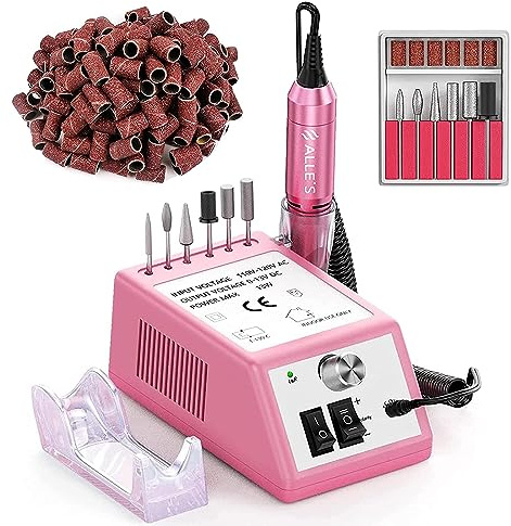 Elektrische Nagelfräser, Professionelles Nagelfräser Maniküre-Nagelfeile-Kit 20000 U/min Acryl-Gel-Nägel Polierwerkzeug Bohrer für den Heim- und Salongebrauch,Fräser Gelnägel,Muttertagsgeschenk