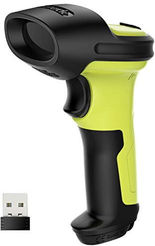 Inateck Barcode Scanner Kabellos, 35m Reichweite, 180 Tage Standby, BCST-60 | Wireless 2.4 GHz, Plug & Play, Automatisches schnelles und präzises Scannen, Für Kasse, Lager, Inventur und Kommissionierung