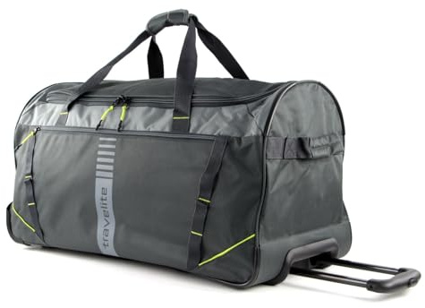 travelite Trolley Reisetasche mit Rollen, Sporttasche Basics Active, große Rolltasche im frischen Design, 71 cm, 86 Liter