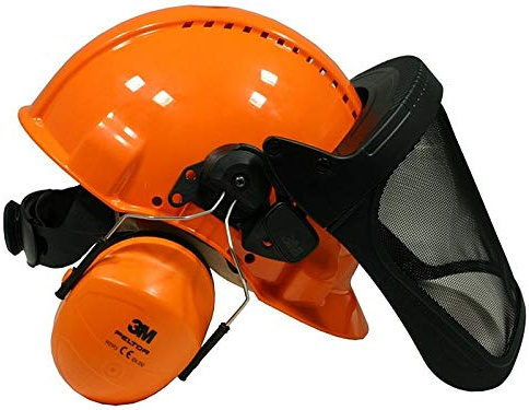 Forst-Helm von 3M Kopfschutzkombination G3000M (Gehörschutz und Gesichtsschutz)