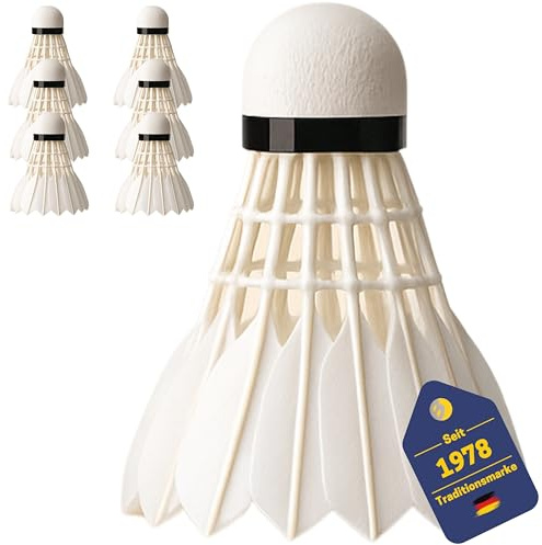 BEST SPORTING Badminton Bälle Set - Turnierbälle 6er Set´s