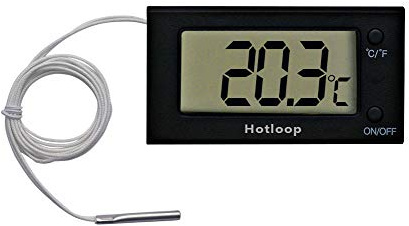 Hotloop Ofenthermometer Digital mit Sonde Grill Fleischthermometer bis 300°C, Backofenthermometer Braten für Grillzubehör für Küche, Braten, Grill, Pizza