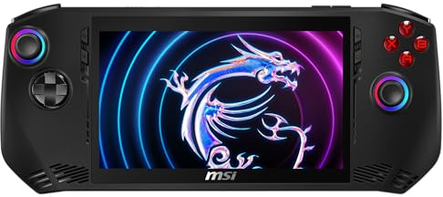 MSI Claw A1M-036 Gaming Handheld, 7 Zoll FHD 120Hz IPS Display, Intel Core Ultra 5 Prozessor 135H, 16 GB RAM, 512GB SSD, Intel Arc Grafik, Windows 11 Home, Schwarz