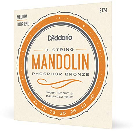 D'Addario Mandolinensaiten EJ75 11.5–41, mittelschwer/schwer – Phosphor, Bronze m