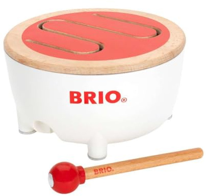 BRIO Kleinkindspielzeug - Trommel - Kleinkindspielzeug ab 18 Monaten