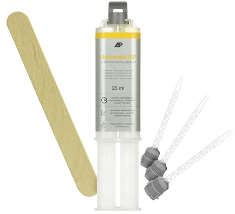 Universal EP – Topfzeit: 8 min, 2K High-Performance Epoxidharz-Klebstoff, vielseitig anwendbar (Metall, Glas, Kunststoff, Holz, etc.) (25 ml)