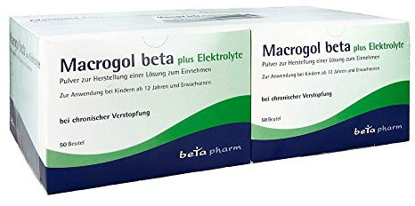 MACROGOL beta plus Elektrolyte Plv.z.H.e.L.z.Einn. 100 St