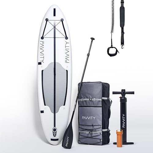 Stand-Up Paddling Board aufblasbar - Stilvoll Sub ultraleichtes SUP-Board | SUP Board Set Halb-Carbon 150kg Allrounder Stand-up Paddle-Board | Standup Paddle Board - FAVVITY