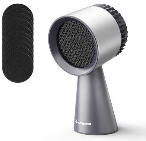 AAOBOSI Mini Dunstabzugshaube,Tragbare Abzugshaube mit Austauschbarem Filter,Mobile Abzugshaube mit 3 Geschwindigkeiten,Desktop Dunstabzugshaube für BBQ,Kochen,Hot Pot,Camping,Wohnmobil,Küche,Wohnung