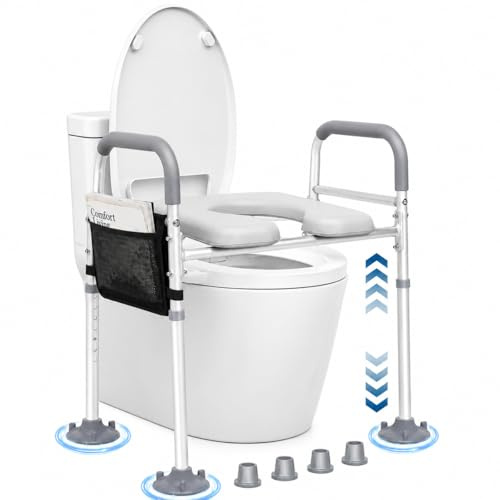 Toilettensitzerhöhung - toilettensitzerhöhung erwachsene, wc sitzerhöhung, toilettenerhöhung, toilettensitzerhöhung mit armlehnen, toilettenaufsatz für senioren, Passt auf jede Toilette