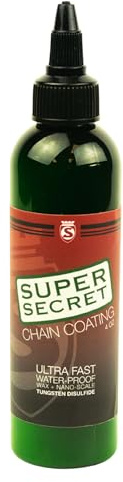 SILCA Super Secret - Flüssigwachs für Fahrradketten - Kompatibel mit Hot Melt Wax - Schnelles, leises und sauberes Fahrradkettenöl - Muc Off Alternatives Fahrradkettenöl - Dry Lube 120ml