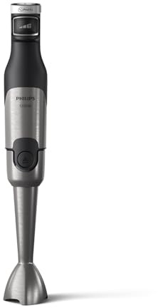 Philips 5000-Serie Stabmixer inkl. Schneebesen, Spiralizer, XL-Zerkleinerer - 1200 W Leistung. ProMix-Technologie. LED-Geschwindigkeitsanzeiger. Stufenlose Geschwindigkeitseinstellung (HR2684/00)