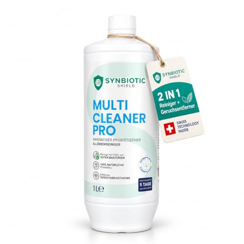 Probiotischer Allzweckreiniger Konzentrat 1L Multicleaner Pro Enzymreiniger | Reinigung mit guten Bakterien gegen Geruch, Flecken - Alles-Reiniger effektiv für Boden, WC, Bad, Küche sanft zu Kinder Tiere