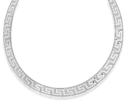 Tuscany Silver Damen - Kette 925 Sterling Silber Rundschliff Diamant 8.18.9030