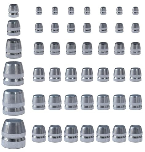 Wouueso 42 Stück Rundaxt-Griffkeil Sicherheitsgriff Metallkeil Hammergriffkeile Stahlkeil-Set